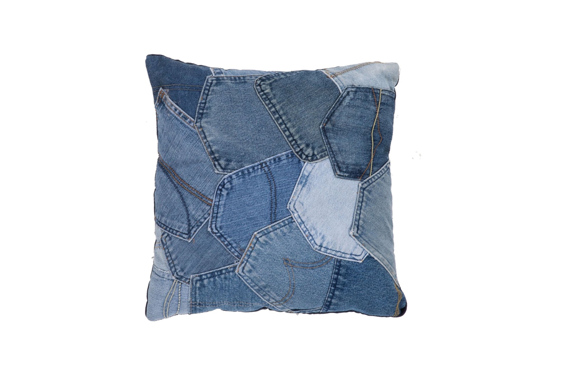 Kayoom Denim Pillow 220 Jeansblau 45cm x 45cm