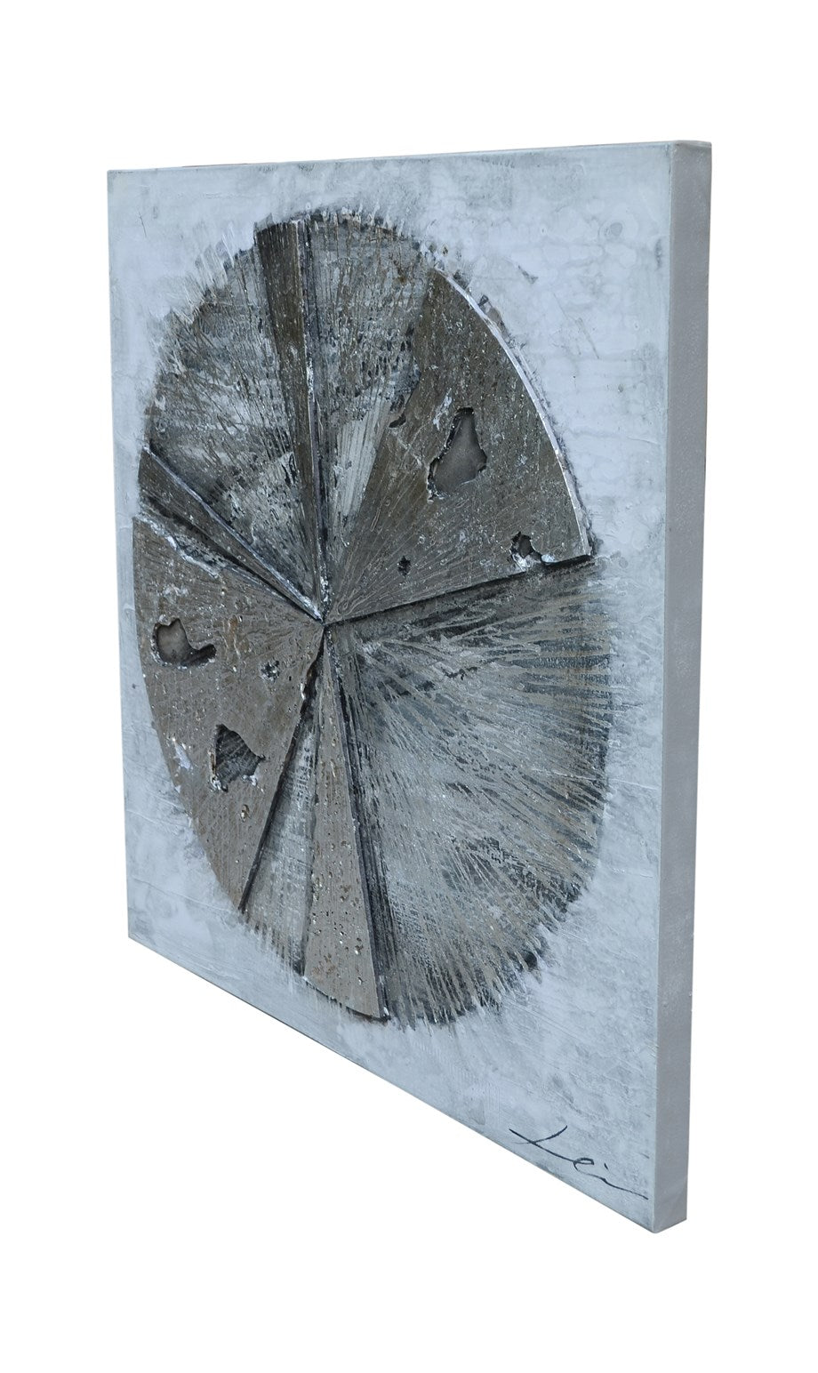 Kayoom Canvas Gemälde, holzgerahmt - Aluminium Wandbild Rad 80cm x 80cm