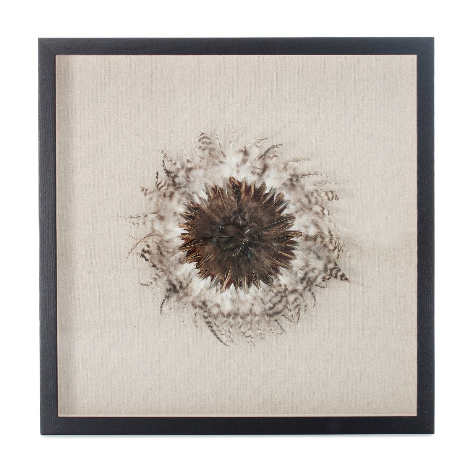 Kayoom Feder-Wandbild Federschmuck II 60cm x 60cm